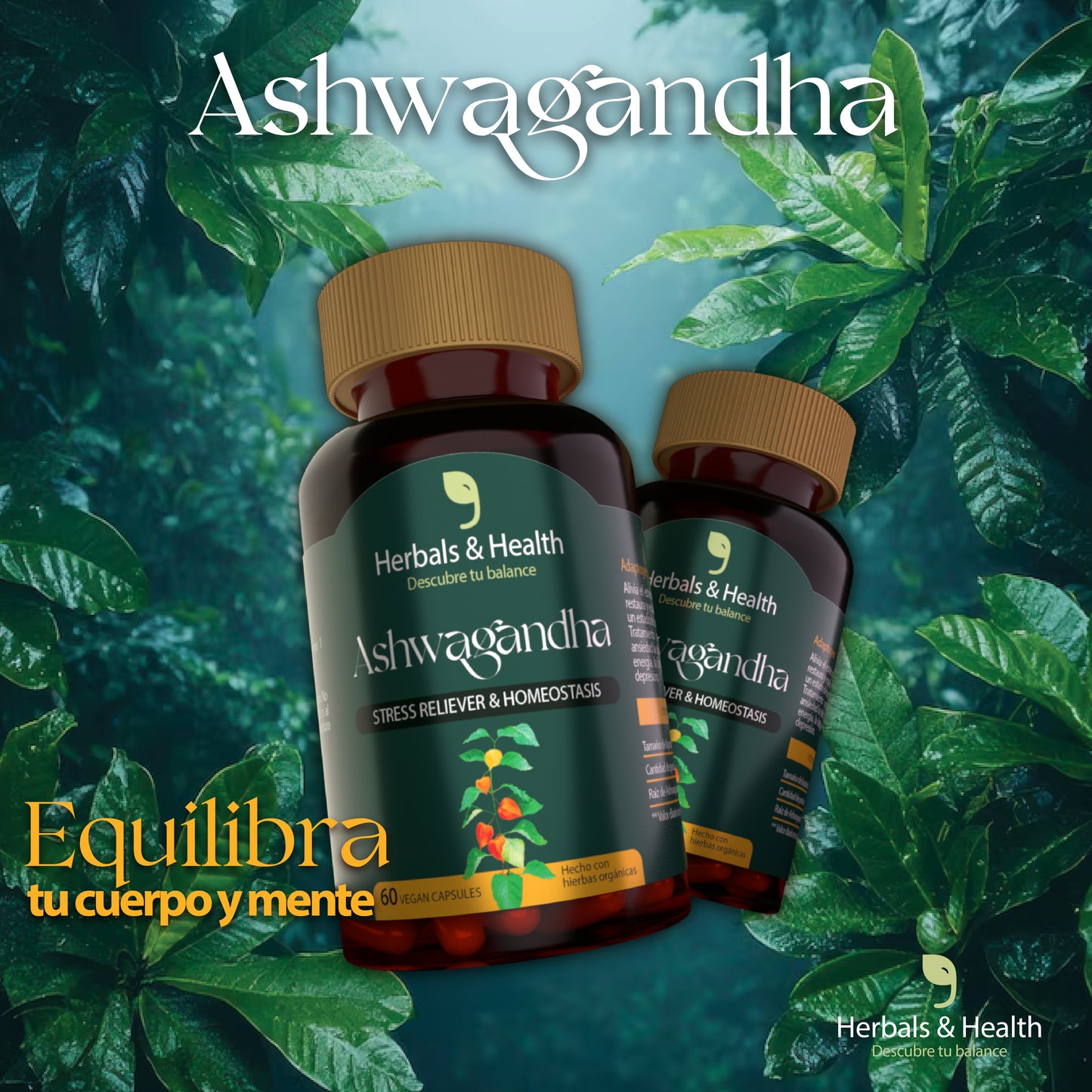 Ashwagandha- 60 capsulas